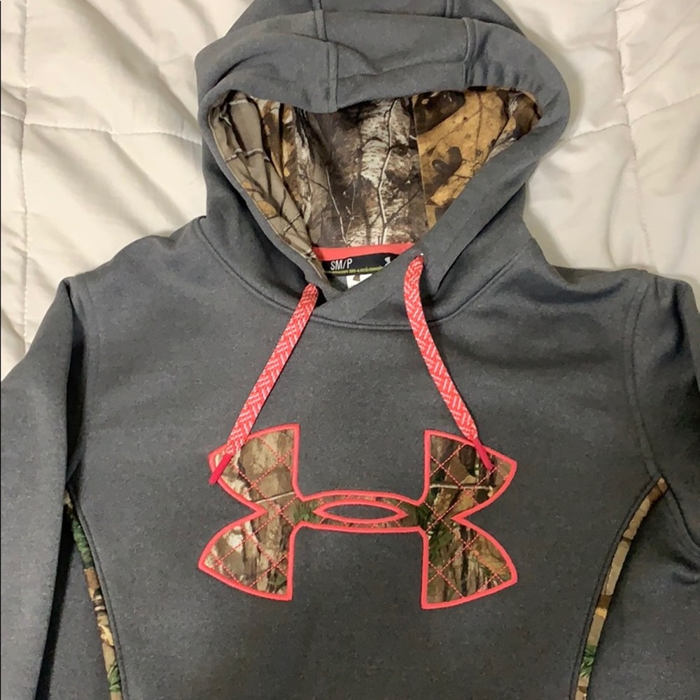 Pink Camo Under Armour Hoodie Gem
